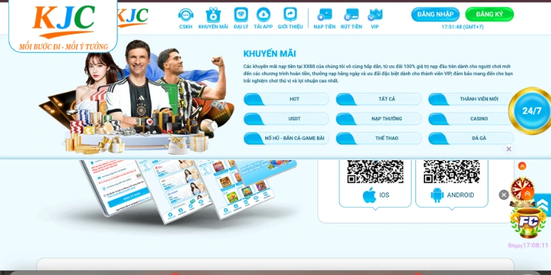 Bạn nhận được lợi ích gì khi XX88 gia nhập KJC?